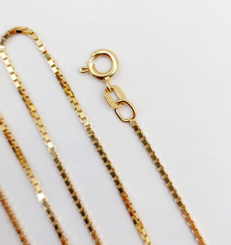 Collier Chaine vintage or 18k mailles vénitiennes 42 cm 4,92 gr 58 Facettes A05968