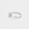 Bague 53 Solitaire or gris et diamant 1.10ct, F, VVS2 58 Facettes 250014