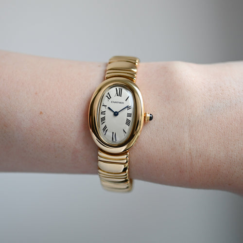 Montre CARTIER - Montre Baignoire Or Jaune Small 58 Facettes 375