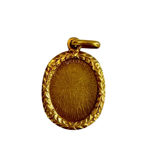 Pendentif Médaille religieuse or jaune 58 Facettes