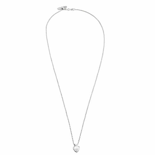 Collier Collier Cœur D’Amour or blanc diamant 58 Facettes LP1122