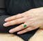 Bague 55 Bague émeraude et diamants 58 Facettes Bag.Em.Ep.FA.25