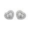 Boucles d'oreilles Chopard Boucles d'oreilles Happy diamonds Or blanc Diamant 58 Facettes 4173784RV