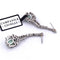 Boucles d'oreilles Boucles d'oreilles en or blanc 18 carats serties de tourmalines et de diamants 58 Facettes OR191