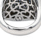 Bague 54 Pascale Bruni Bague  Or blanc Quartz fumé, Diamant, Saphir 58 Facettes 3785007CN