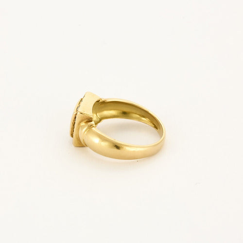 Bague 54 Bague or jaune et aigue-marine 58 Facettes B250188