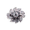 Bague 57 Bague marguerite Or blanc Diamants 58 Facettes 3907