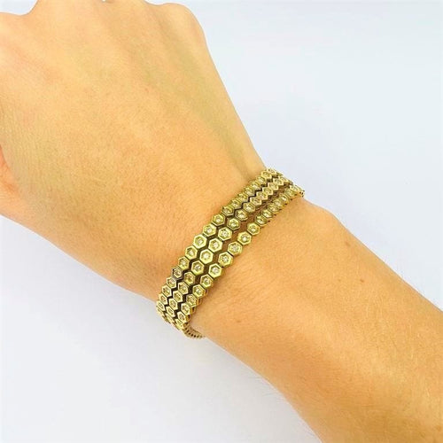 Bracelet Bracelet Rivière 3 rangs avec Diamants 58 Facettes 20400000507