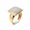 Bague 57 Bague en or jaune & diamants 58 Facettes