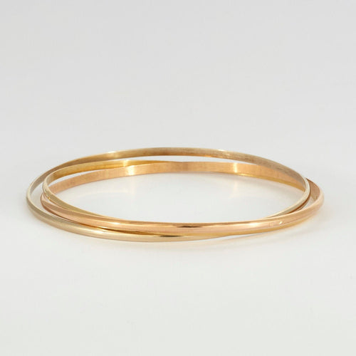 Bracelet Bracelet jonc 3 ors 58 Facettes