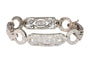 Bracelet Bracelet Art déco en diamants, vers 1920 – Géométrie en platine avec éclat de 6,00 ct 58 Facettes 25161-0031