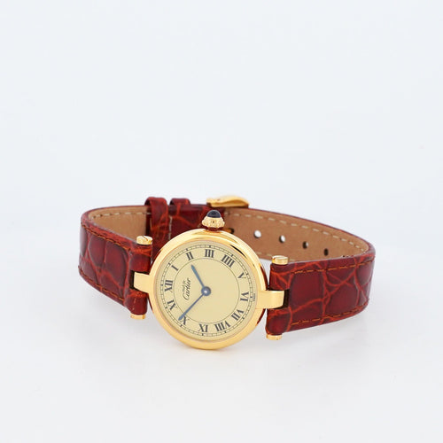 Cartier Must Vendôme - Lemon roman dial - SM 58 Facettes