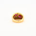 Bague 54 Bague or jaune deux rubis poire etdiamants 58 Facettes