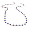 Collier Sautoir or jaune et lapis-lazuli. 58 Facettes 35078
