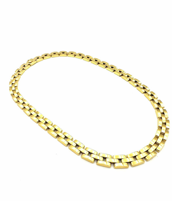 Collier CARTIER. Collection "Panthère", collier en or jaune 18K (Full Set) 58 Facettes