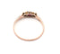 Bague 52 Bague en or rose rubis et demi perles 58 Facettes