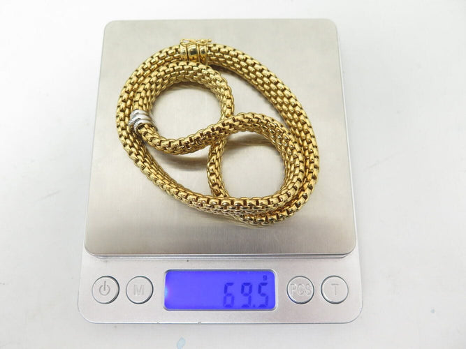 Collier collier FOPE panorama 43068167 diamants or jaune 18k 69.5gr 58 Facettes 270342