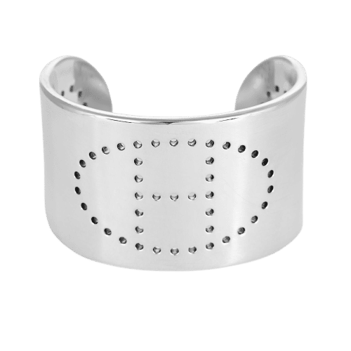 Bracelet Hermès - Eclipse - Manchette en argent 58 Facettes B250494