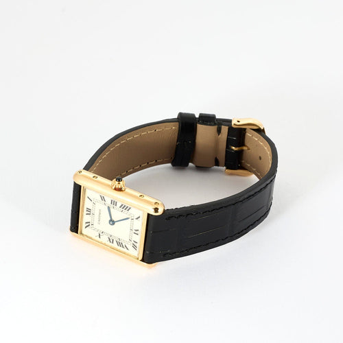 Montre CARTIER- Montre Tank Louis or Jaune 58 Facettes