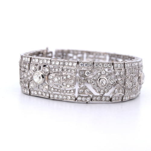 Bracelet BRACELET DÉCO' platine 58 Facettes