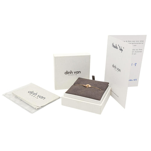 Bracelet Dinh Van Bracelet Menottes Or rose 58 Facettes 3946313RV