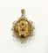Pendentif Pendentif porte-souvenir ancien or jaune 58 Facettes