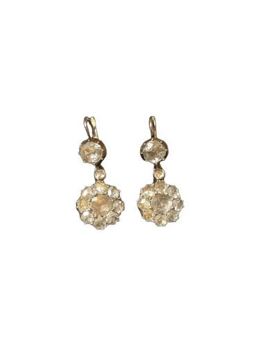 Boucles d'oreilles Boucles d'oreilles en or jaune « Touch of Light » serties de diamants 58 Facettes