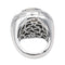 Bague 54 Pascale Bruni Bague  Or blanc Quartz fumé, Diamant, Saphir 58 Facettes 3785007CN