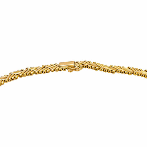 Collier Collier Maille chevron Or jaune 58 Facettes 4769469CN