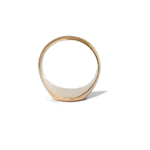 Bague 47.5 Chevalière de petit doigt en or jaune 58 Facettes 167