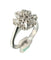 Bague 48.5 Bague fleur or blanc diamants 58 Facettes