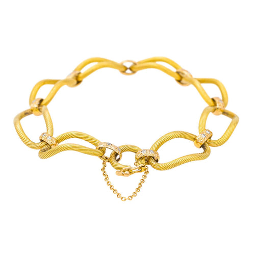 Bracelet Bracelet Or rose, Or jaune Diamant 58 Facettes 578078CD