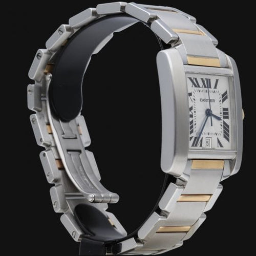 Montre Cartier Montre Tank Francaise Gm 58 Facettes MT43986