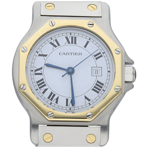 Montre Cartier Montre Santos Octagon 58 Facettes MT44113