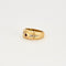 Bague 53.5 Bague or jaune rubis diamants 58 Facettes LP636/12