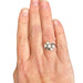 Bague 59 Bague diamants or blanc 58 Facettes 296