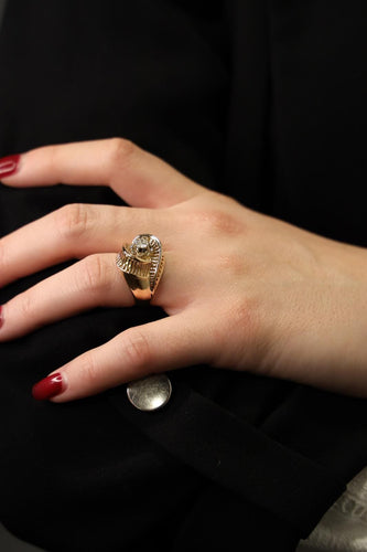 Bague 51 Bague Rétro Or jaune Diamant 58 Facettes 2270589CN