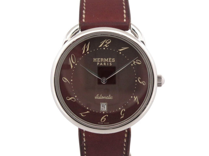 Montre montre HERMES arceau tgm ar4.810 41 mm acier palladie automatique 58 Facettes 268185