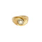 Bague 53.5 Bague en Or jaune & blanc 18k Diamant 58 Facettes MEA4529