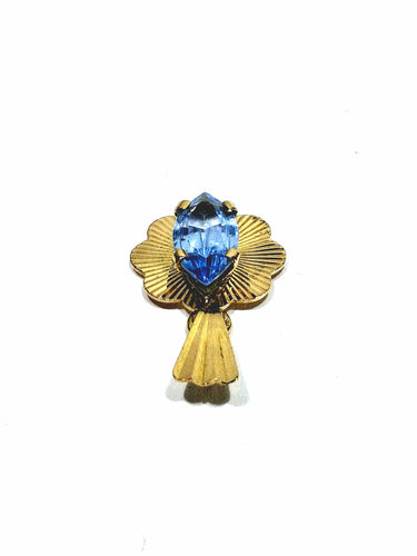 Pendentif Pendentif Or Et Topaze Bleue 58 Facettes