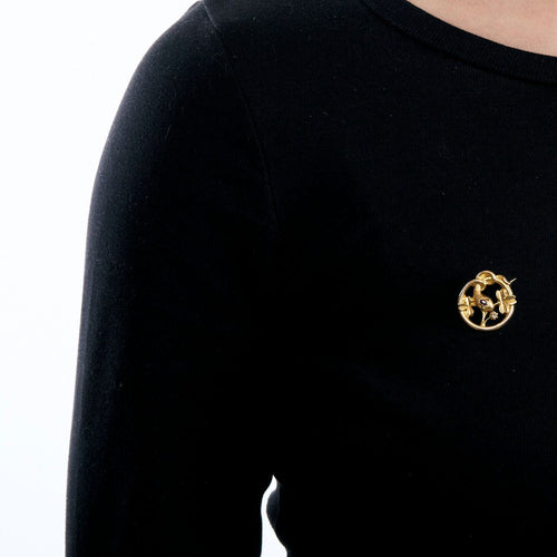 Broche Broche serpent or jaune rubis diamant 58 Facettes LP948/BET