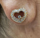 Boucles d'oreilles CHOPARD - Boucles d’oreilles Happy diamonds or jaune 58 Facettes