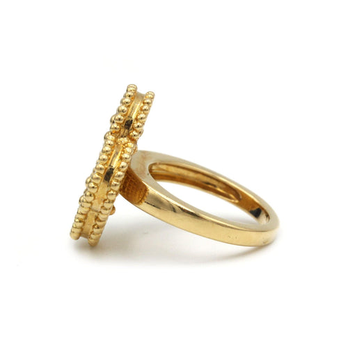 Bague 50 Bague Van Cleef & Arpels "Magic Alhambra" en or jaune, malachite 58 Facettes 1041