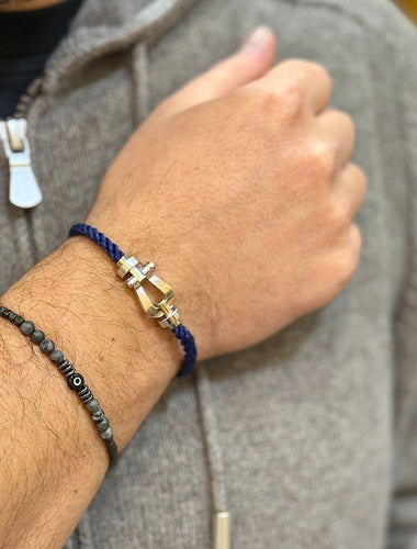 Bracelet Bracelet Fred force 10 en or blanc 18 carats 58 Facettes