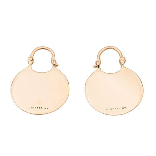 Boucles d'oreilles Ginette NY Boucles d'oreilles Donuts Hoops Or rose 58 Facettes 2678586CN