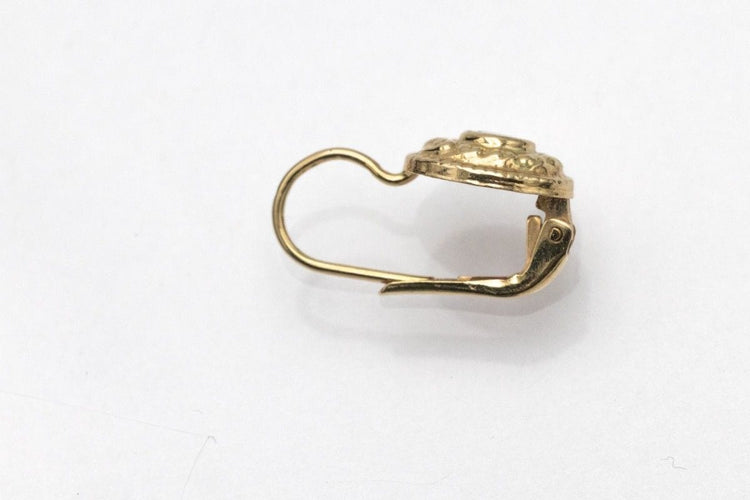 Boucles d'oreilles Boucles d'oreilles vintage en or avec rubis 58 Facettes 10738