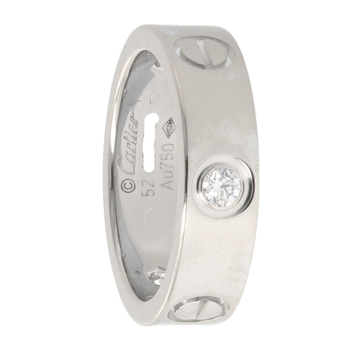 CARTIER - Ring Love Diamant aus Weißgold