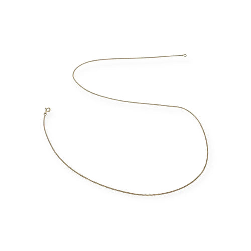 Collier Chaîne maille gourmette 56 cm en or jaune 750 (18k) 58 Facettes 330091291