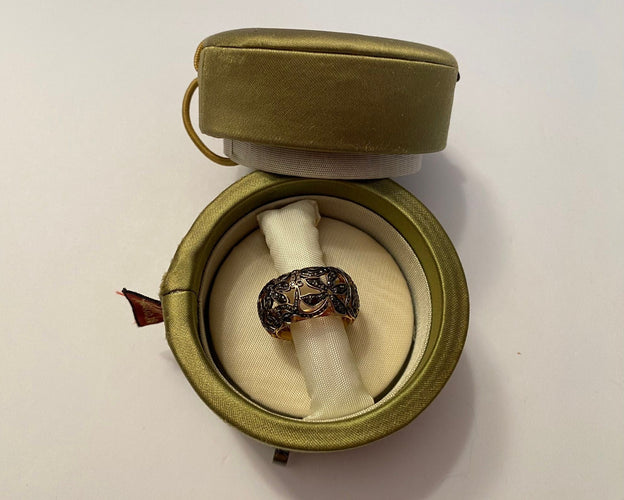 Bague 52 POMELLATO - Bague Arabesque en or rose et diamants 58 Facettes