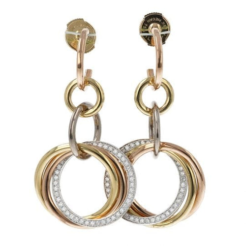 Boucles d'oreilles Cartier Boucles D'Oreilles Cartier Collection "Trinity" 58 Facettes 4267